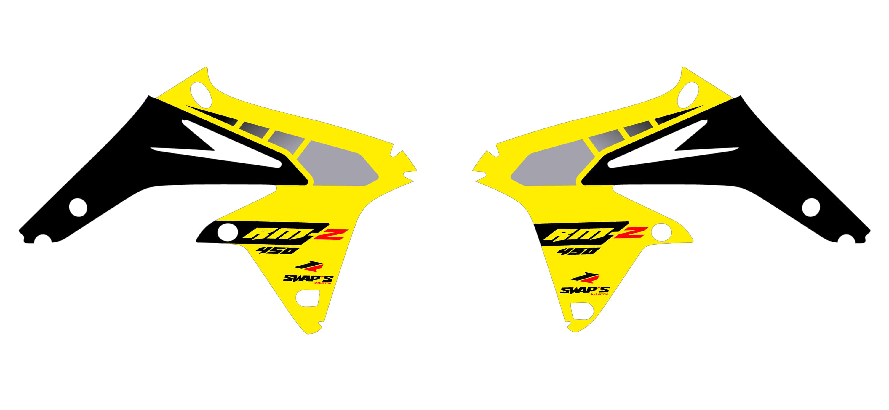 Kit di decorazione originale - Suzuki RM -Z - Giallo