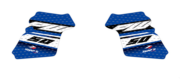 Kit di decorazione originale - Yamaha PW50 - Blu