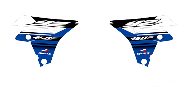 Kit di decorazione originale - Yamaha YZ -F 250/450 - Blu