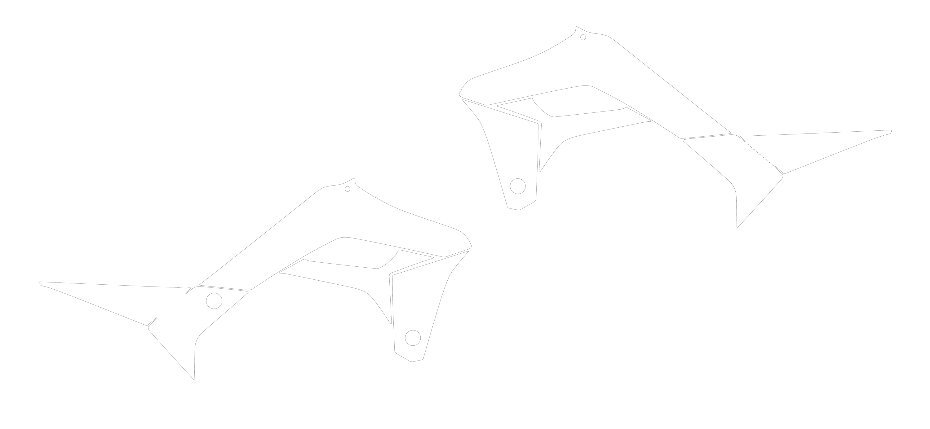 Kit protettivo trasparente per plastiche - Sherco
