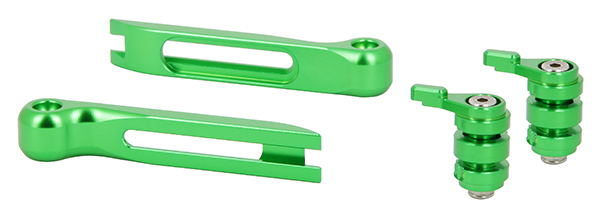 Kit Tappi + Manopole verdi per Leve regolabili