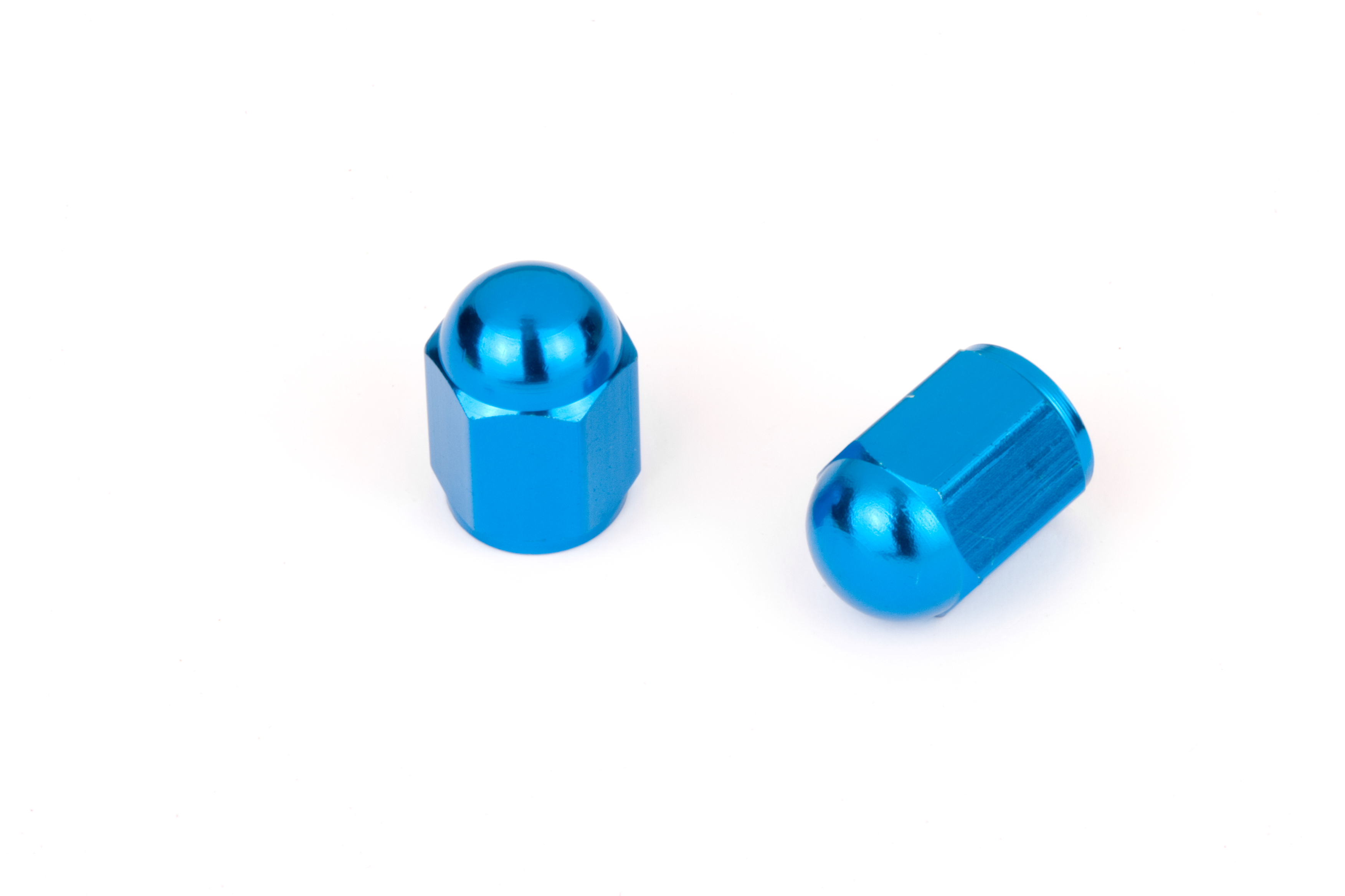 Tappo Valvola Esagonale Blu Venduto a coppia