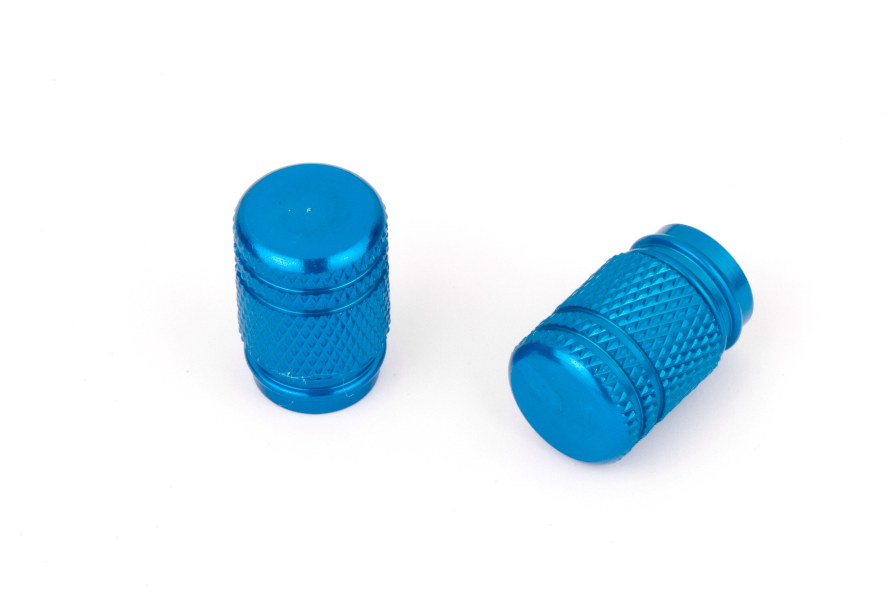Tappo Valvola Rotondo Blu Venduto a coppia