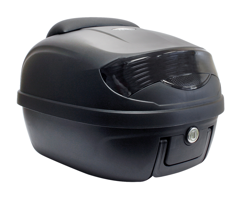 Top Case 29L Nero Opaco 40x40x31cm(1 Casco) Piastra, Schienale e Maniglia