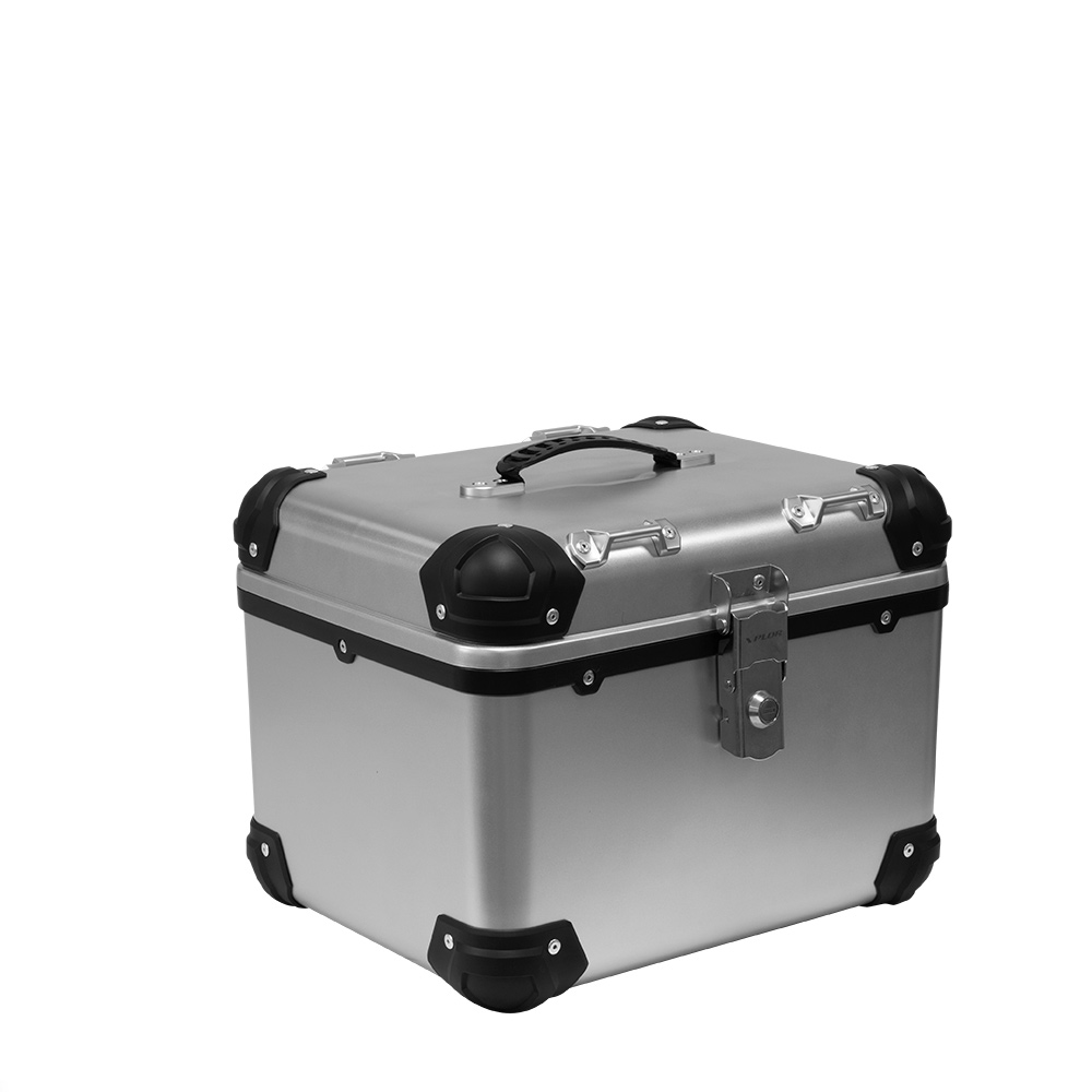Topcase in plastica colore alluminio 35L