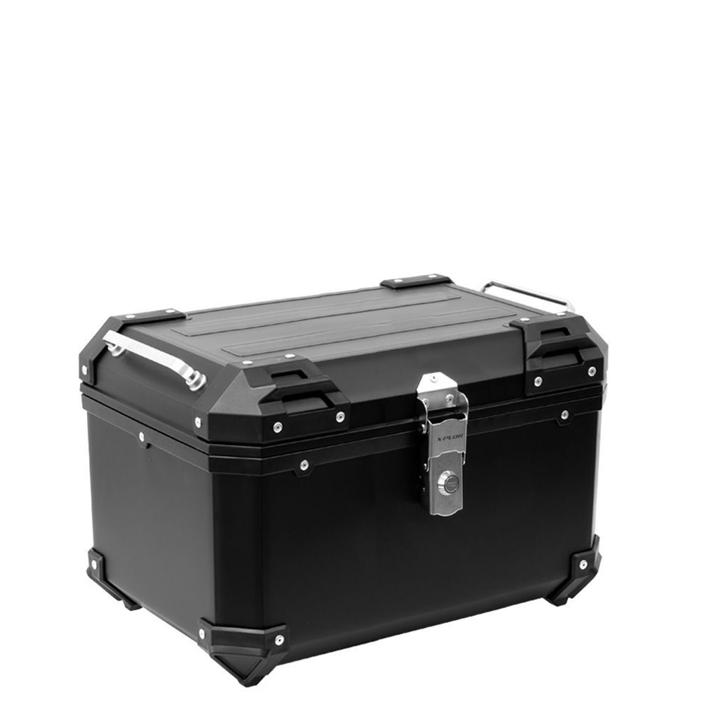 Topcase in plastica colore nero 52L