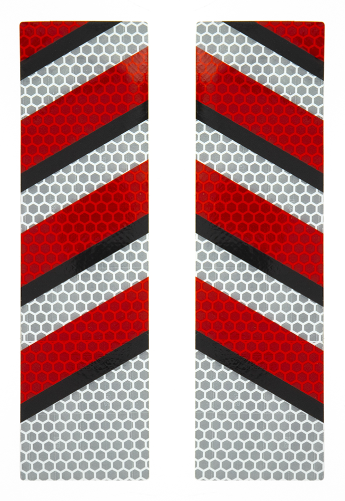 ADESIVI RIFLETTENTI 16 X 4.5 CM VENDUTO IN COPPIA