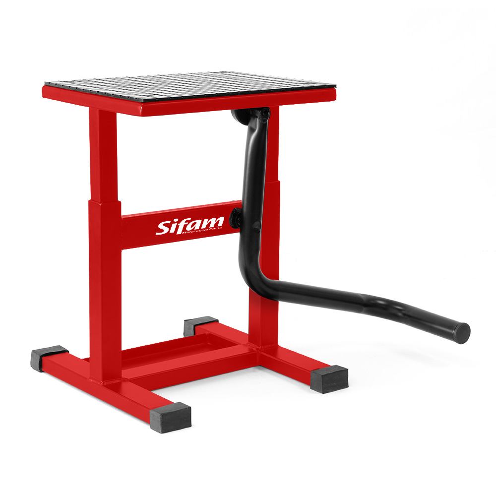 Alzamoto Cross Rojo Altezza da 30cm a 39cm Piano 29cm x 23cm
