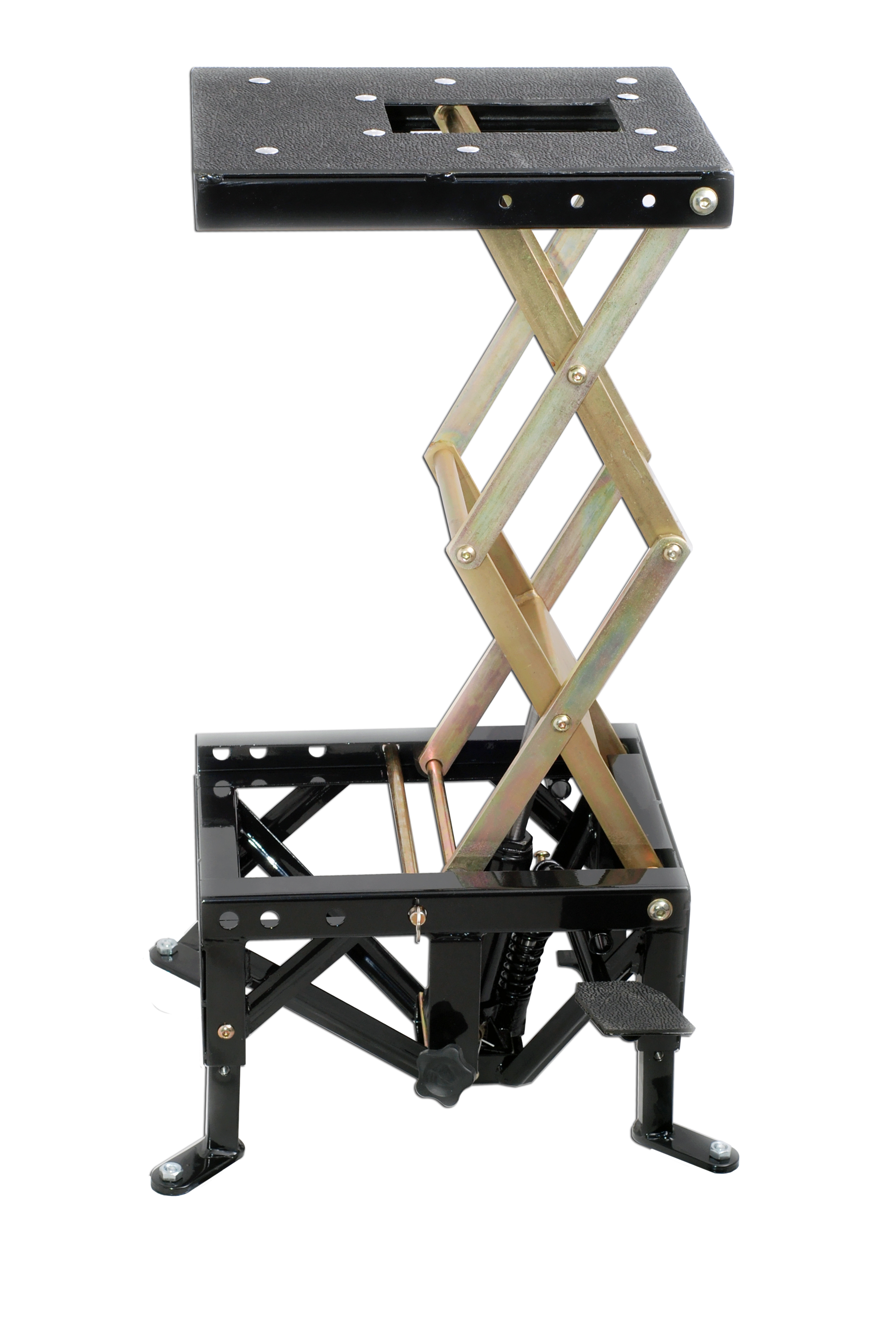 Alzamoto Idraulico 160kg Piano 300/380 Poggiapiede Fisso Estensione 550mm
