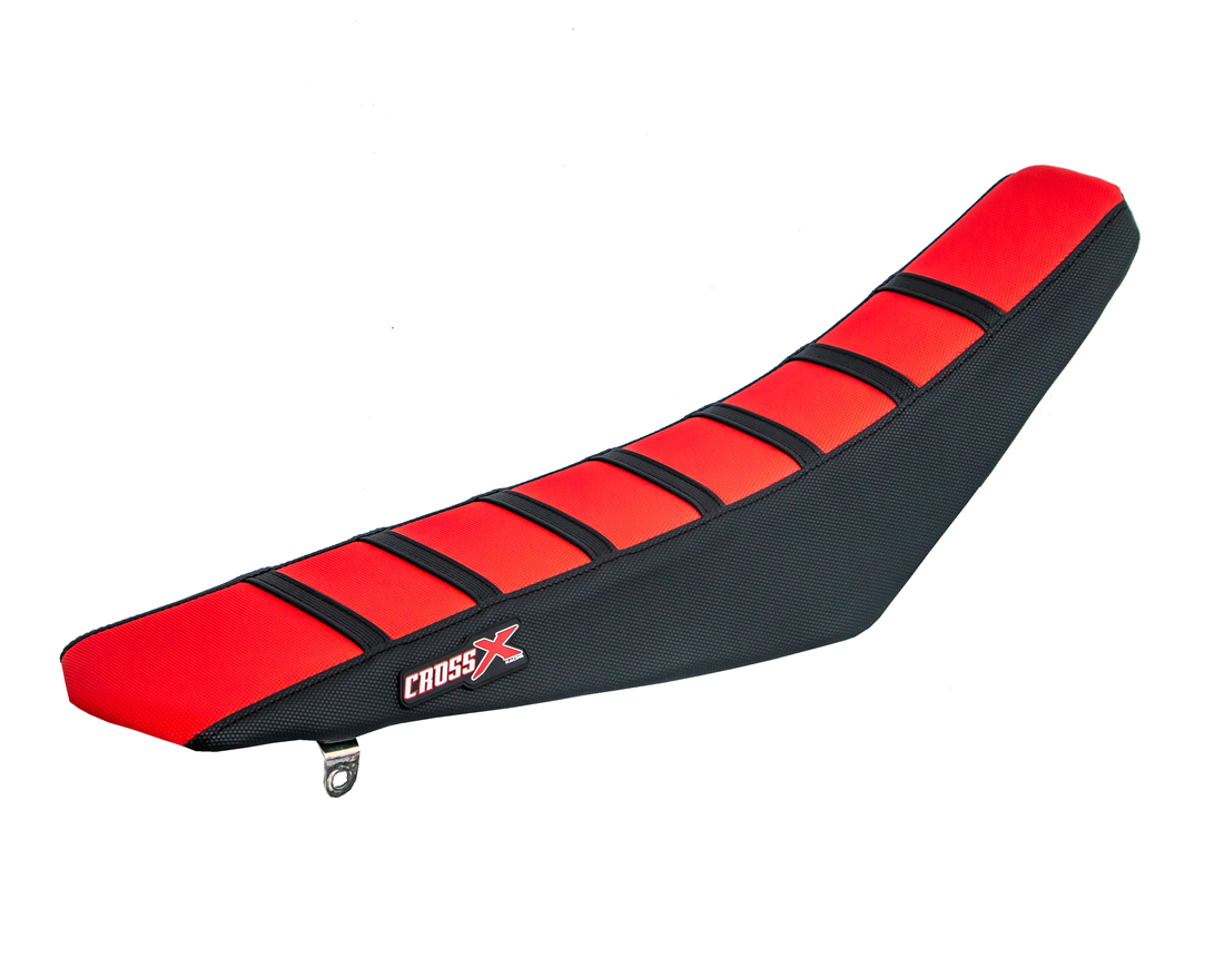 COPRISELLA HONDA CRF 250 - 450 TOP RED- SIDE BLACK-STRIPES BLACK