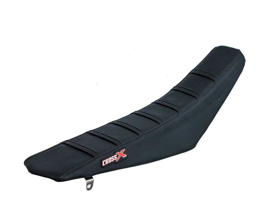COPRISELLA HONDA CRF 250 - 450 - TOP BLACK- SIDE BLACK-STRIPES BLACK