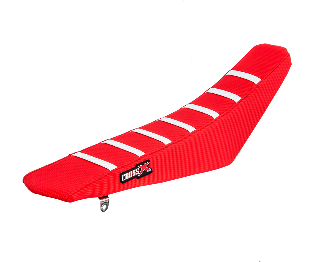 COPRISELLA HONDA CRF 250-450 - TOP RED- SIDE RED-STRIPES WHITE