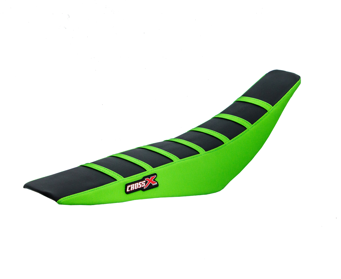 COPRISELLA KAWASAKI KX 85-100 TOP BLACK- SIDE GREEN-STRIPES GREEN