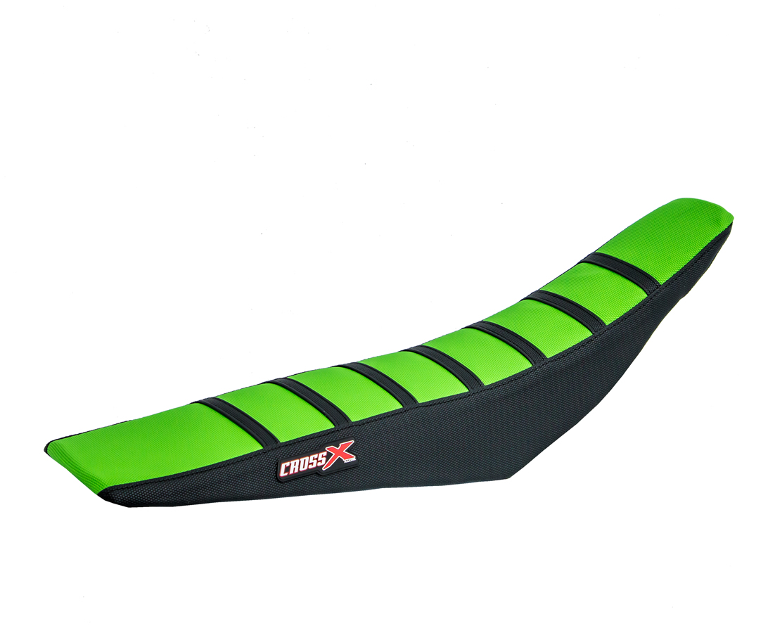 COPRISELLA KAWASAKI KFX 450 2019 - 2020 TOP GREEN- SIDE BLACK-STRIPES BLACK (M220-3GBB)
