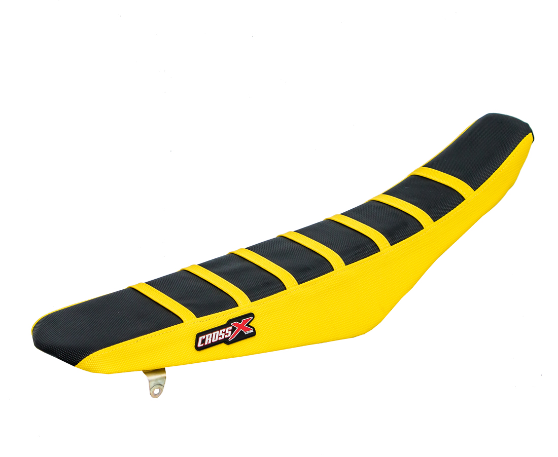 COPRISELLA SUZUKI RMZ 250-450 - TOP BLACK- SIDE YELLOW-STRIPES YELLOW