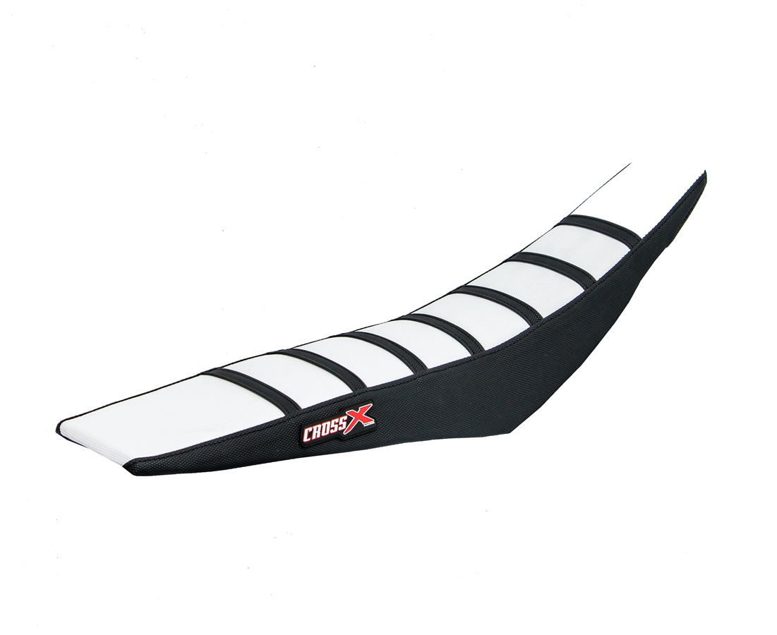 COPRISELLA YAMAHA YZF 250 TOP WHITE- SIDE BLACK-STRIPES BLACK
