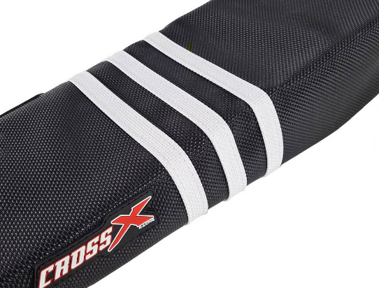 COPRISELLA KTM SX SXF - COLOR BLACK - STRIPES 3 WHITE