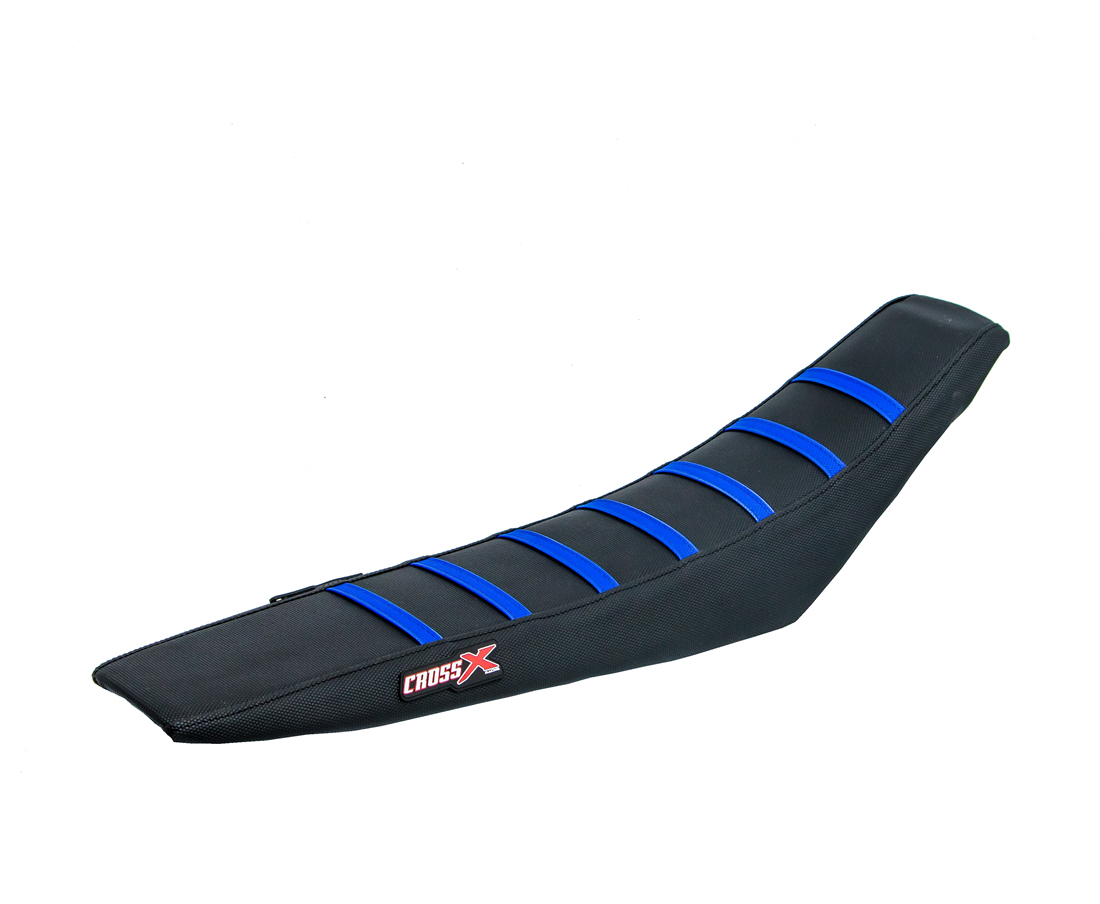 COPRISELLA HUSQVARNA FC-TC-FE-TE - TOP BLACK- SIDE BLACK-STRIPES BLUE