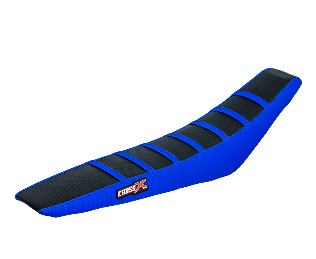 COPRISELLA HUSQVARNA FC-TC-FE-TE - TOP BLACK- SIDE BLUE-STRIPES BLUE