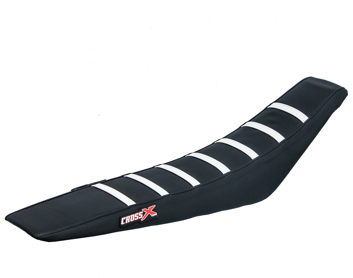 COPRISELLA HUSQVARNA TC 85 - TOP BLACK- SIDE BLACK-STRIPES WHITE