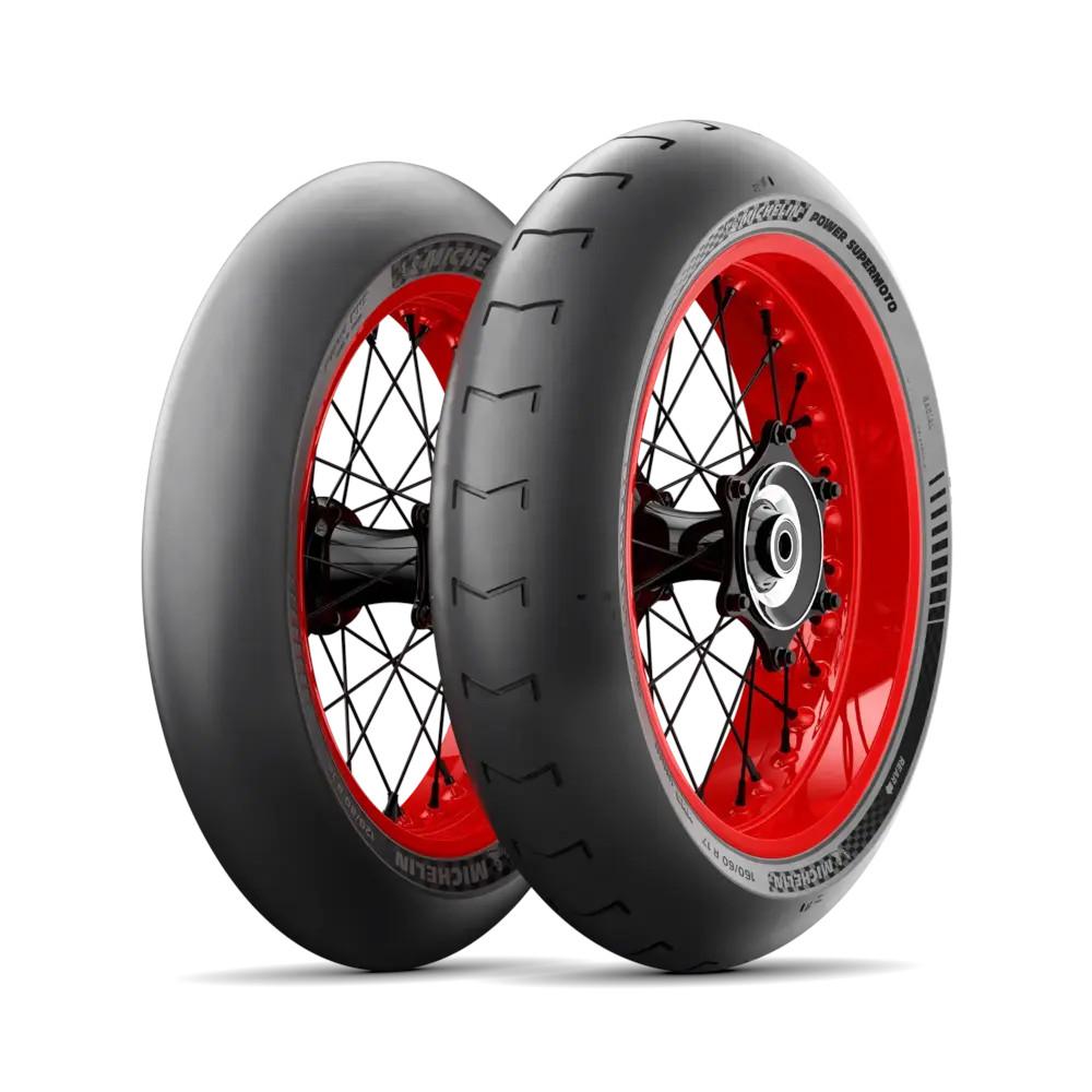 Pneumatico 120/75 R 16.5 NHS MICHELIN POWER SUPERMOTO MEDIUM