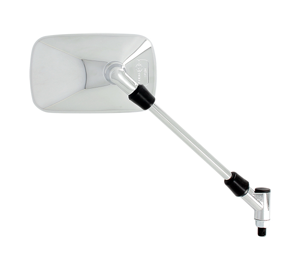 Retrovisore Sinistro Universale Cromato + Adattatore M10