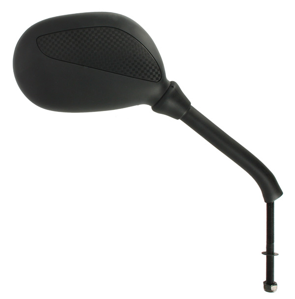 Specchietto retrovisore per PEUGEOT LUDIX nero e look in carbonio dritto