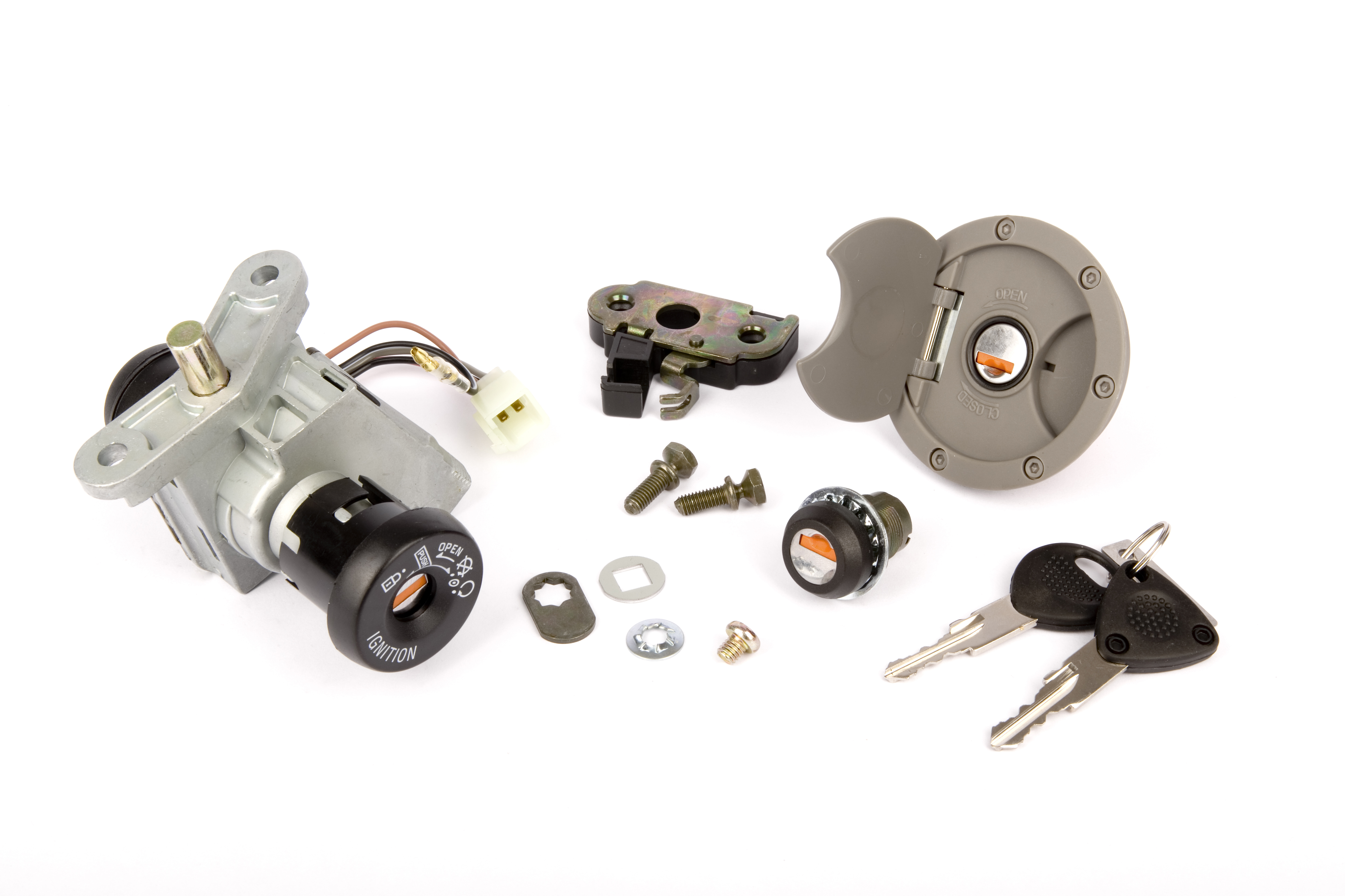 Bloc. Ele. Mbk-Yamaha 4 PZ Completi Nitro-Aerox 97-02 Acc+Sella+Benzina+Centrale