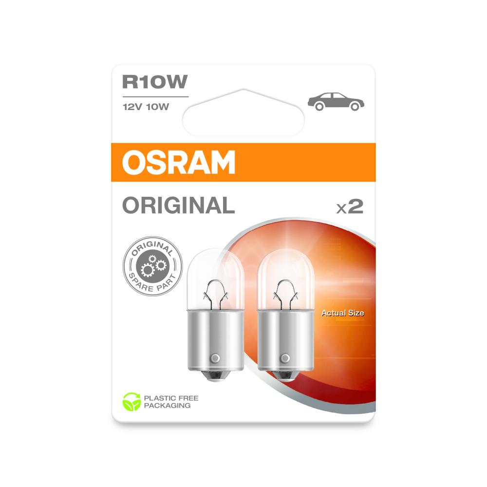 Lampadina Sfera - 12V 10W Ba15s - Blister 2 Lampadine