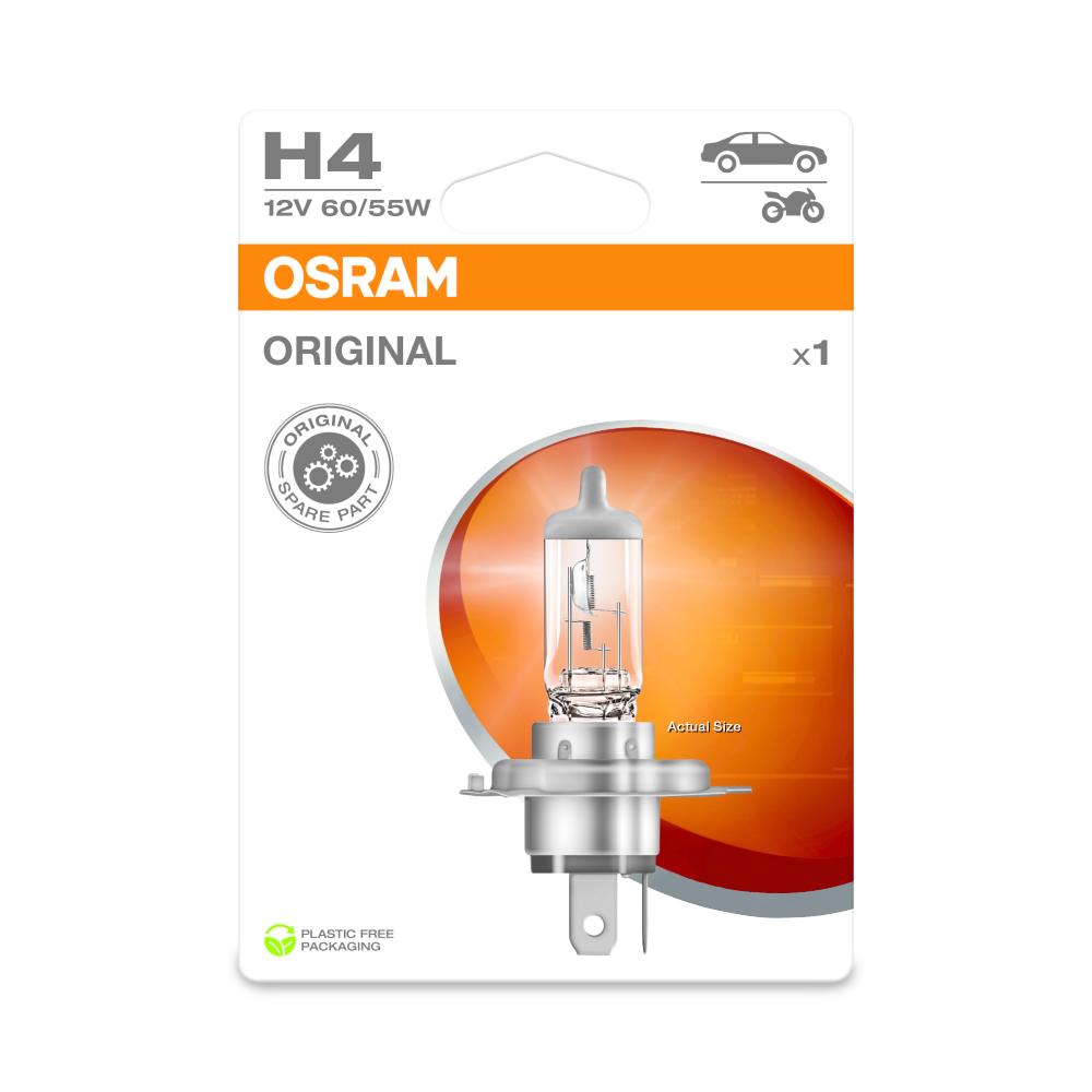 Lampadina H4-12V 60/55W P43t Xtra White - Blister 1 Lampadina