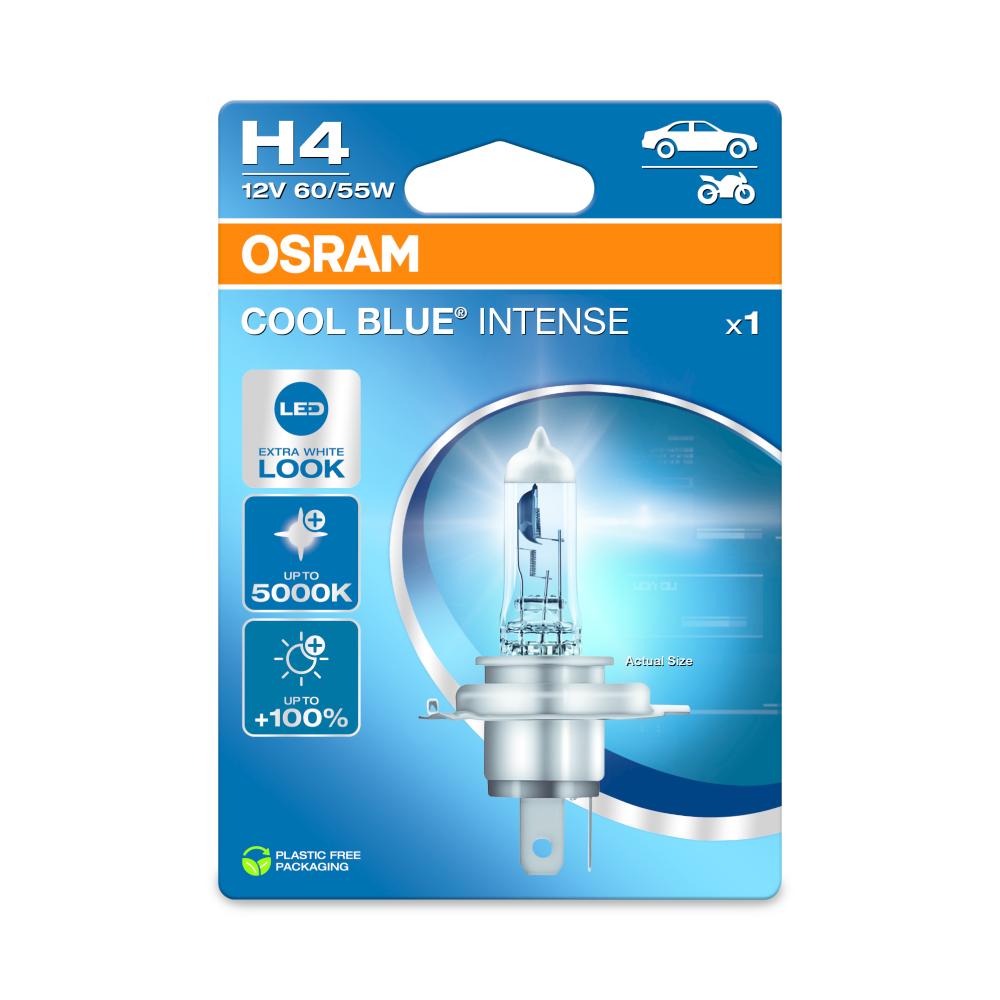 Lampadina H4 Cool Blue - 12V 60/55W P43t