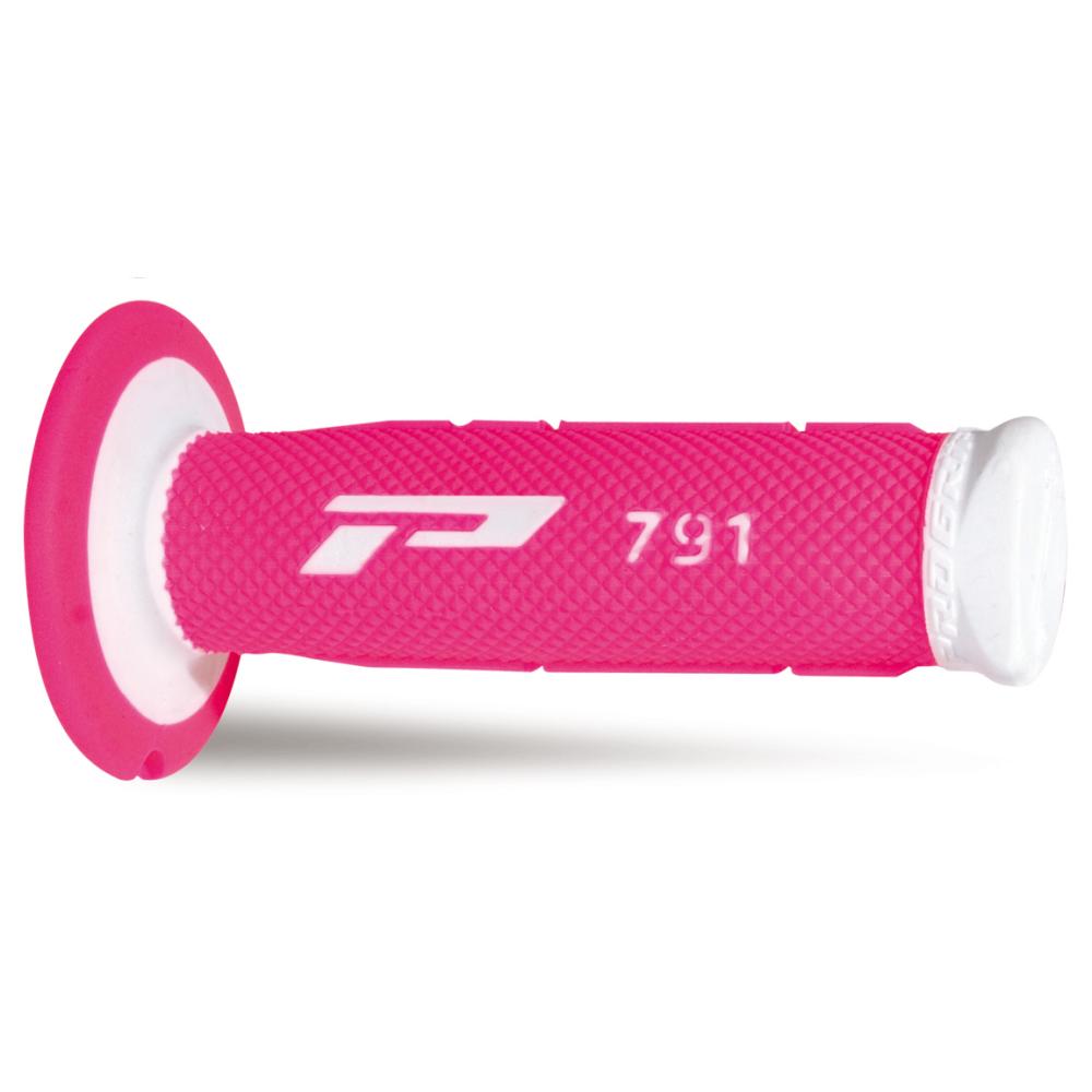 Manopole Pro Grip 791 Rosa Fluo Bianco