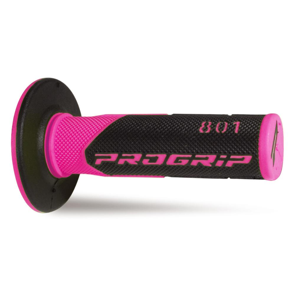 Manopole Pro Grip 801 Nero Rosa Fluo