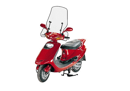 Parabrezza Kymco Heroism Alto Senza Bordo