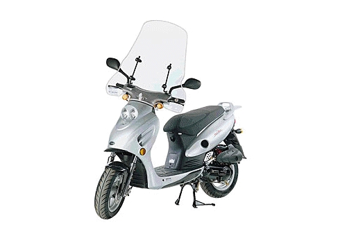 Parabrezza Kymco Top Boy Alto Senza Bordo