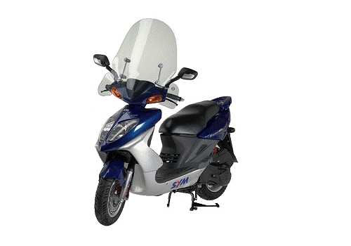 Parabrezza Sym Shark 125 Alto Senza Bordo