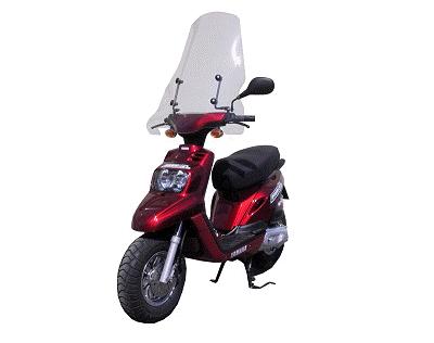 Parabrezza MBK Booster Yamaha Bws Alto Senza Bordo