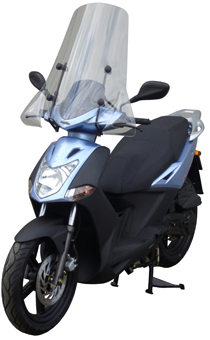 Parabrezza Kymco Agility 16 08- Alto Senza Bordo