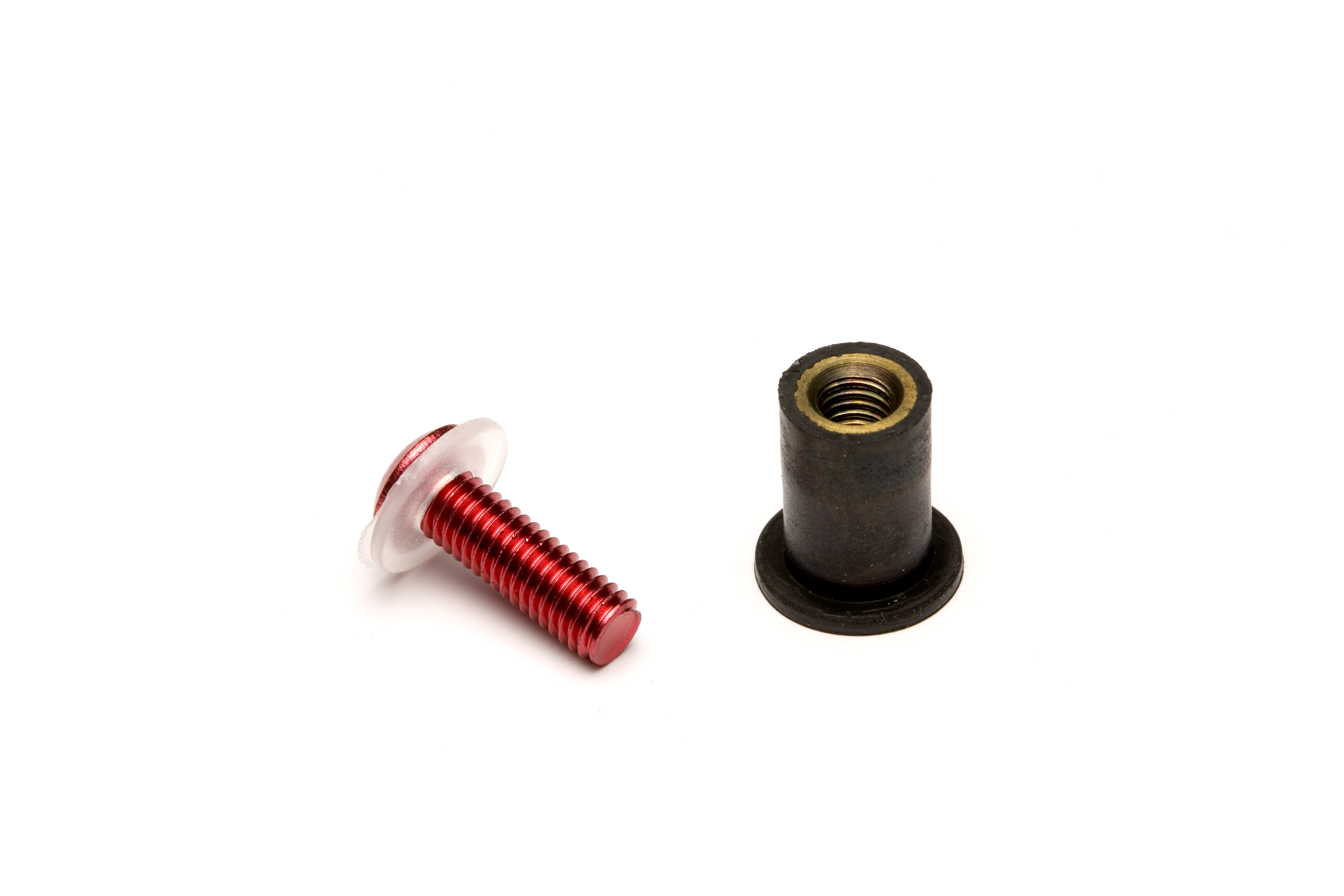 Kit Viteria Parabrezza Rosso X8 Pz Ø4 Lung.15mm