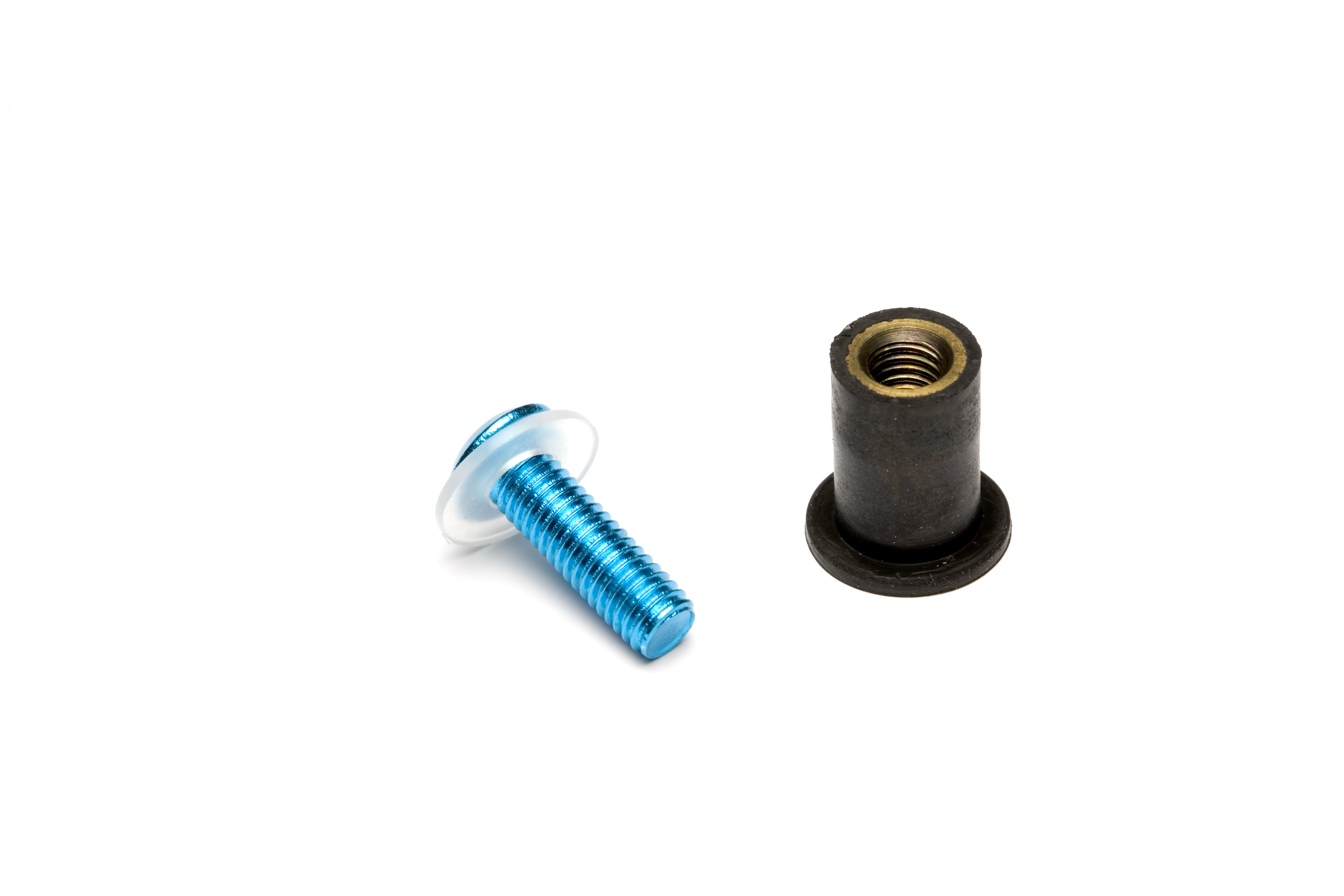 Kit Viteria Parabrezza Blu X8 Pz Ø4 Lung.15mm