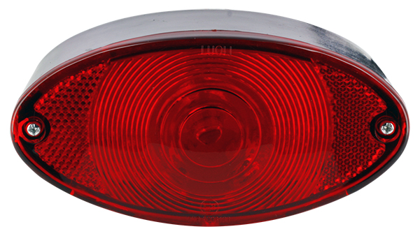 Luce posteriore ovale rossa a LED