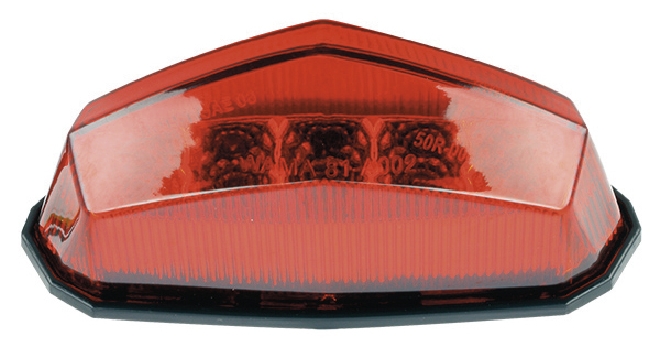 Luce a led posteriore luce + freno - rosso: 10 LED - omologato