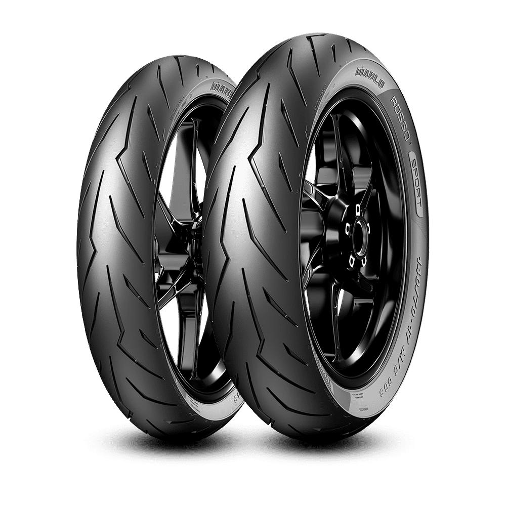 Pneumatico 80/90 - 17 M/C 44S TL DIABLO ROSSO SPORT