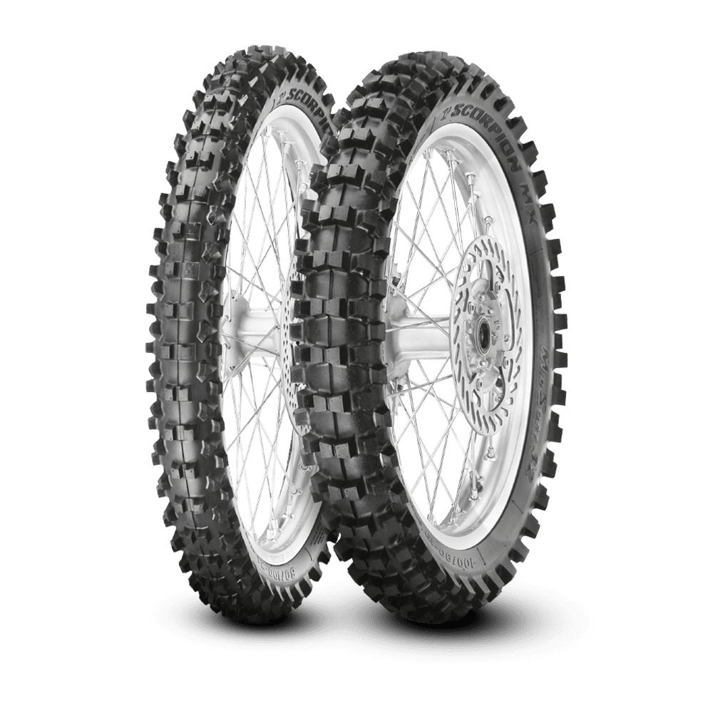 Pneumatico 80/100 - 21 M/C 51M TT PIRELLI SCORPION MX32 MID SOFT MST