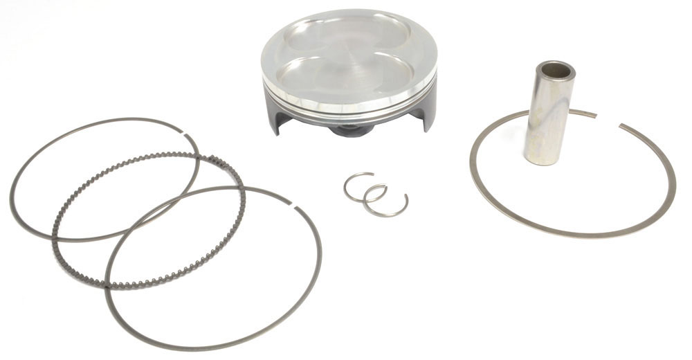 Pistone forgiato Honda CRF 250 R 2004-2009 Completo Ø81,95mm Testa Rovesciata - Bassa Compressione - Per Kit Athena