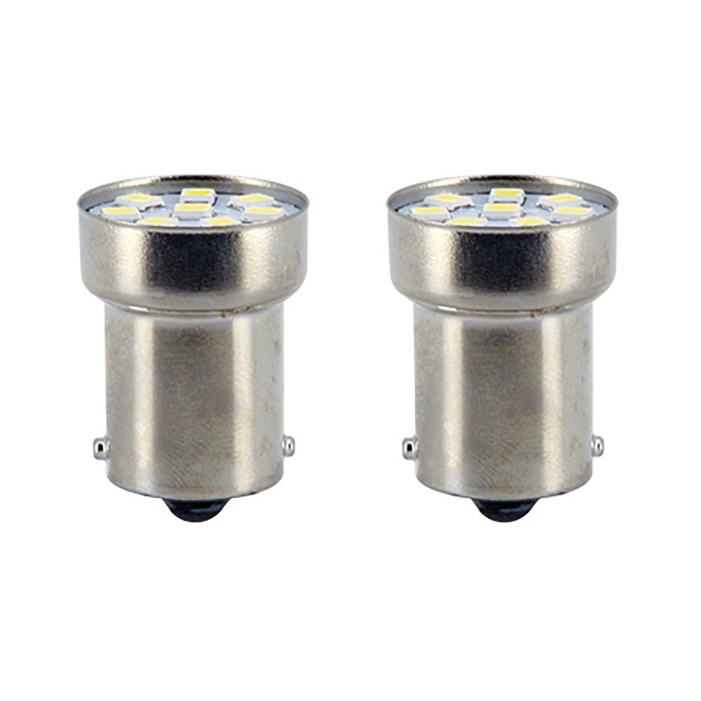Lampadina Tonda LED - 12V 10W BA15S BLISTER DA 2 LAMPADINE