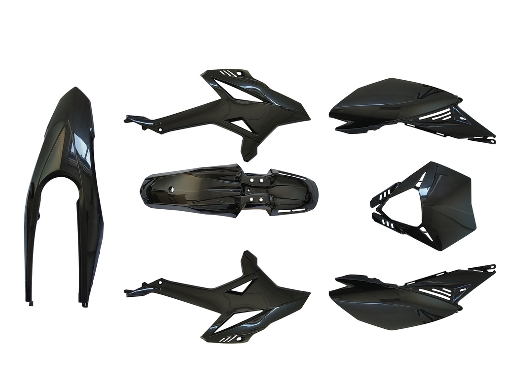 Carenatura Beta RR 50 2011-2020 nero lucido 7 pezzi