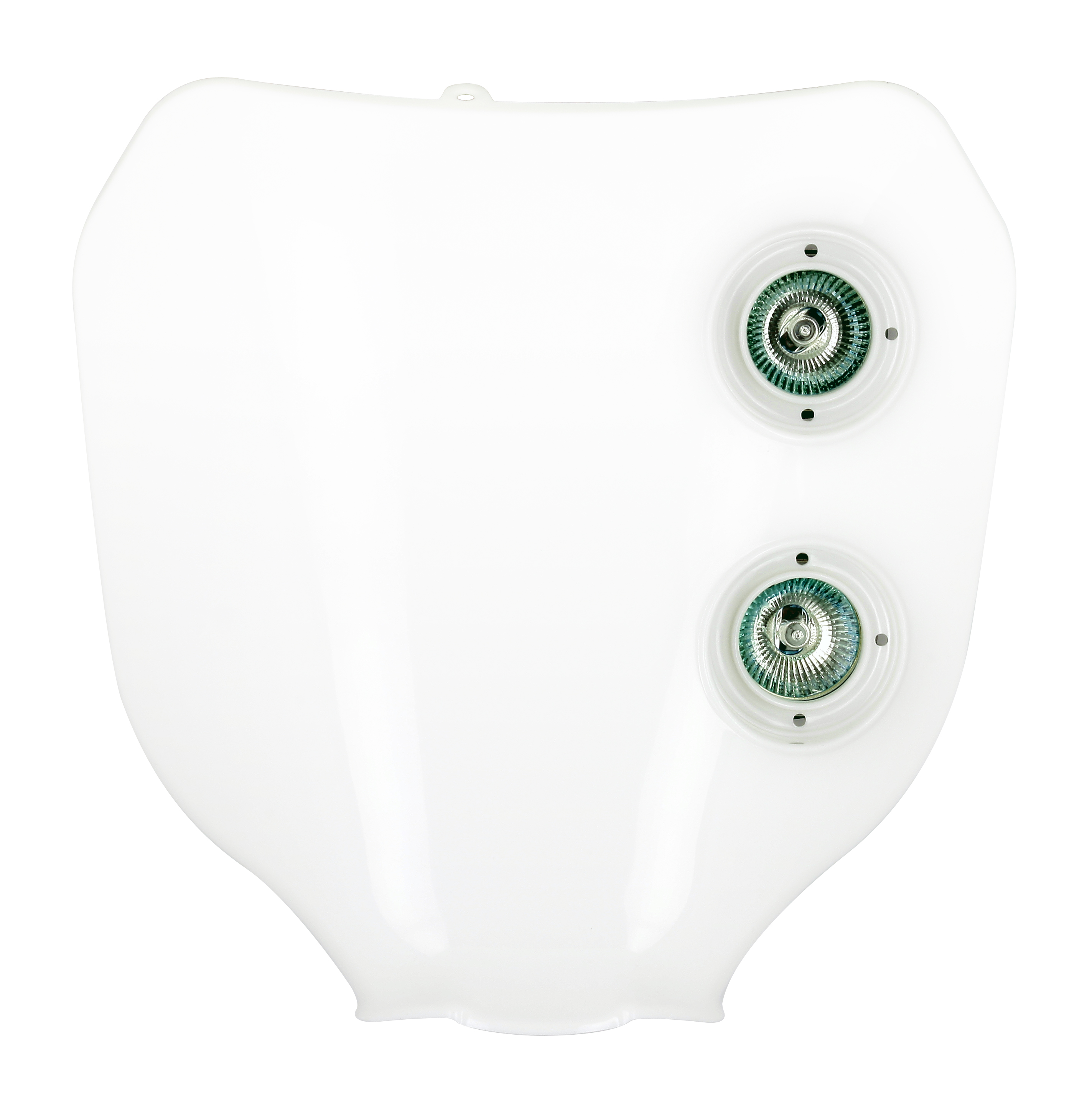 Gruppo Fari Cross 2 Ottiche Bianco Bianco