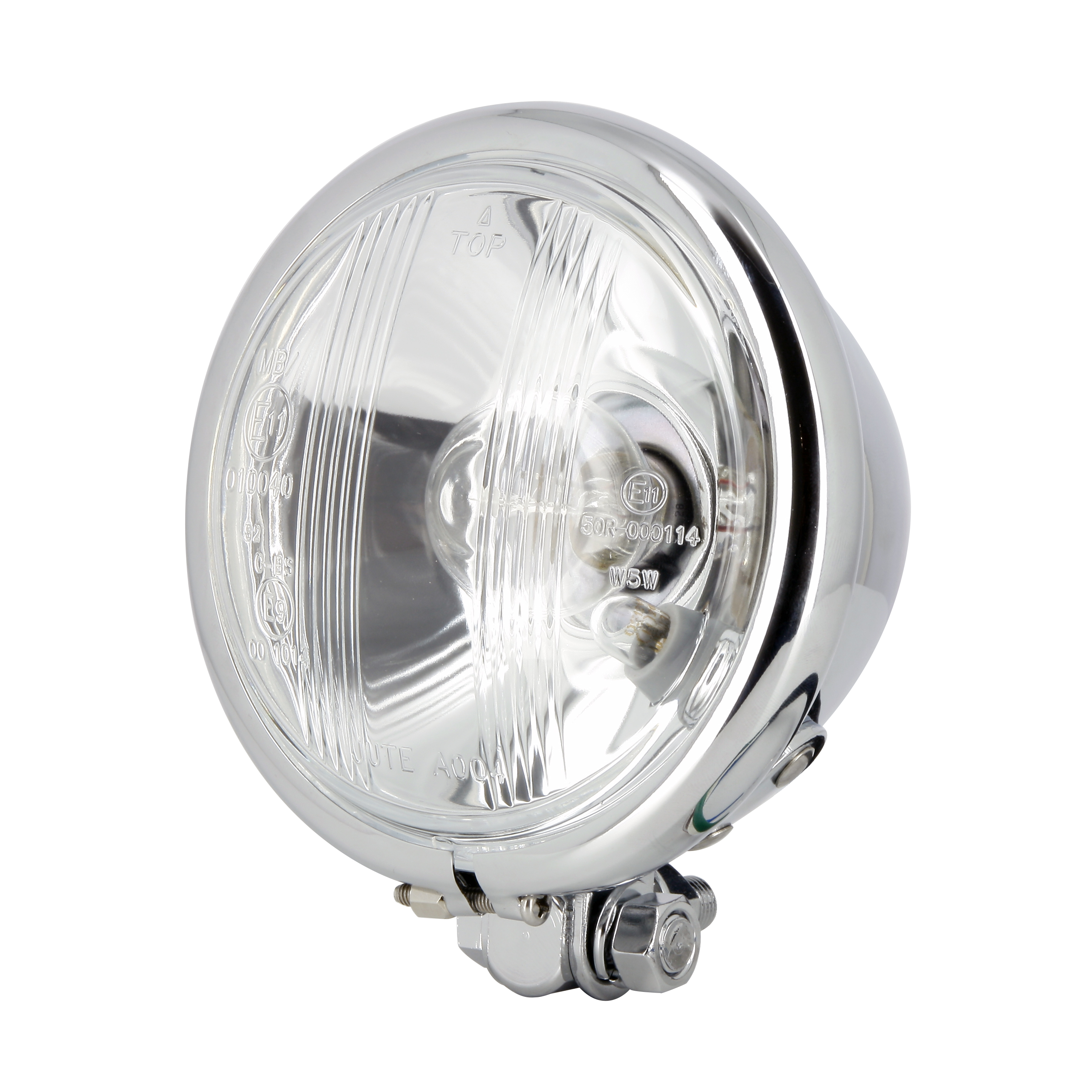 Faro Tipo Bates Ø110mm - Fissaggio Centrale - Omologato CE