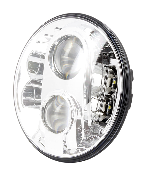 Faro Rotondo 8 LED Cristal 28/36W - 3000/3800 Lumen - (175 x 108 x 175mm)